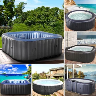 Alta Furniture Square Serenity Opblaasbare Spa
