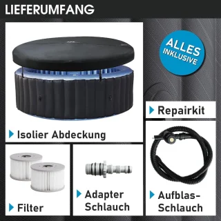 Alta-meubilair Bergen Opblaasbare Jacuzzi 4-persoons