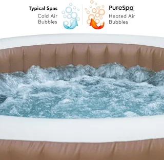 Altameubel PureRelax Bubble Spa Opblaasbare Jacuzzi 4-persoons