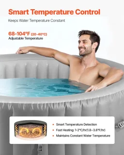 Amolass Jacuzzi Opblaasbare Hottub