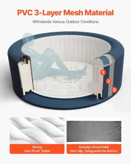 Amolass Jacuzzi Opblaasbare Hottub