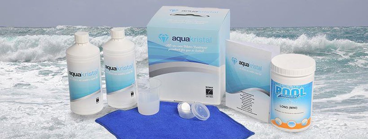 Wat vinden we goed aan de Aqua Kristal Waterbehandeling Navulling 2x1L