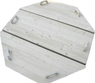 Aquila Spa Houten Hot Tub Ø1.9m met Interne Kachel en Cover