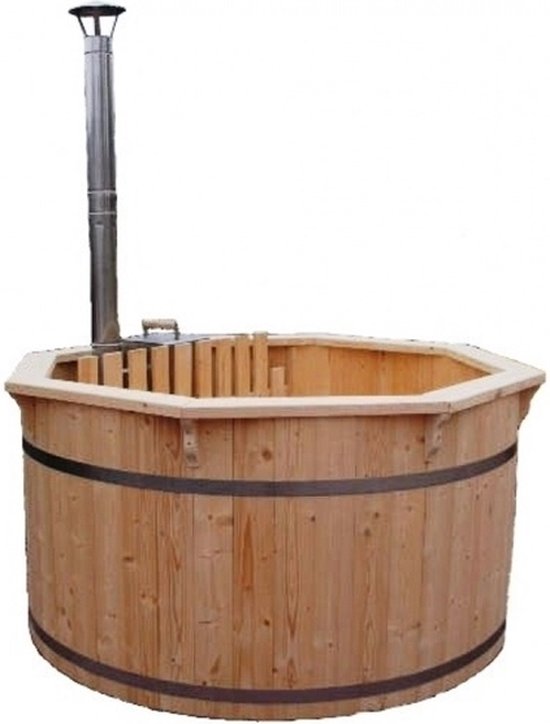 Aquila Spa Houten Hot Tub Ø1.9m met Interne Kachel en Cover