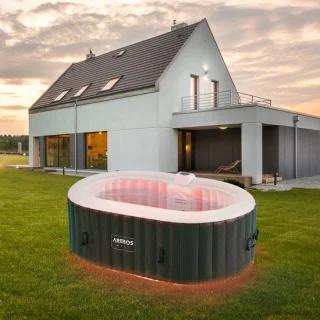 AREBOS Bubbelbad 190x120 cm