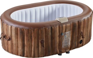 De AREBOS Bubbelbad Hottub 190x120 cm in één oogopslag