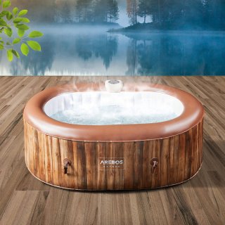 Wat vinden we goed aan de AREBOS Bubbelbad Hottub 190x120 cm