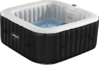AREBOS Bubble Spa & Wellness Massage Whirlpool 4-persoons 600L vierkant