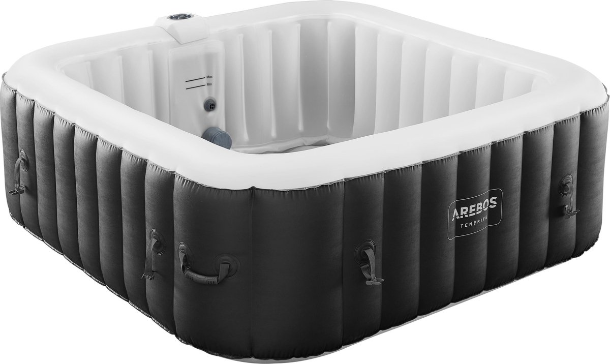 De AREBOS Hottub bubbelbad 6 personen in één oogopslag