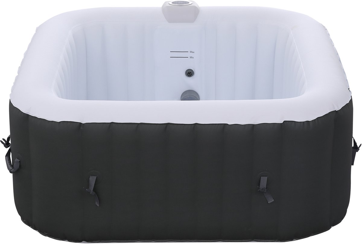 Arebos Opblaasbare Hottub 4 Persoons 154x154 cm 600L