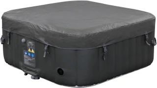 Arebos Opblaasbare Hottub 4 Persoons 154x154 cm 600L