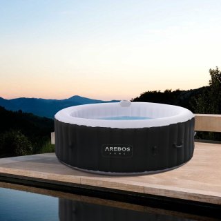 Arebos Opblaasbare Hottub 6 Persoons 1000L