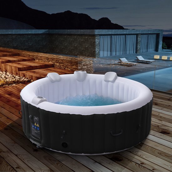 Ruimtelijk comfort en krachtige ontspanning met de Arebos Opblaasbare Hottub