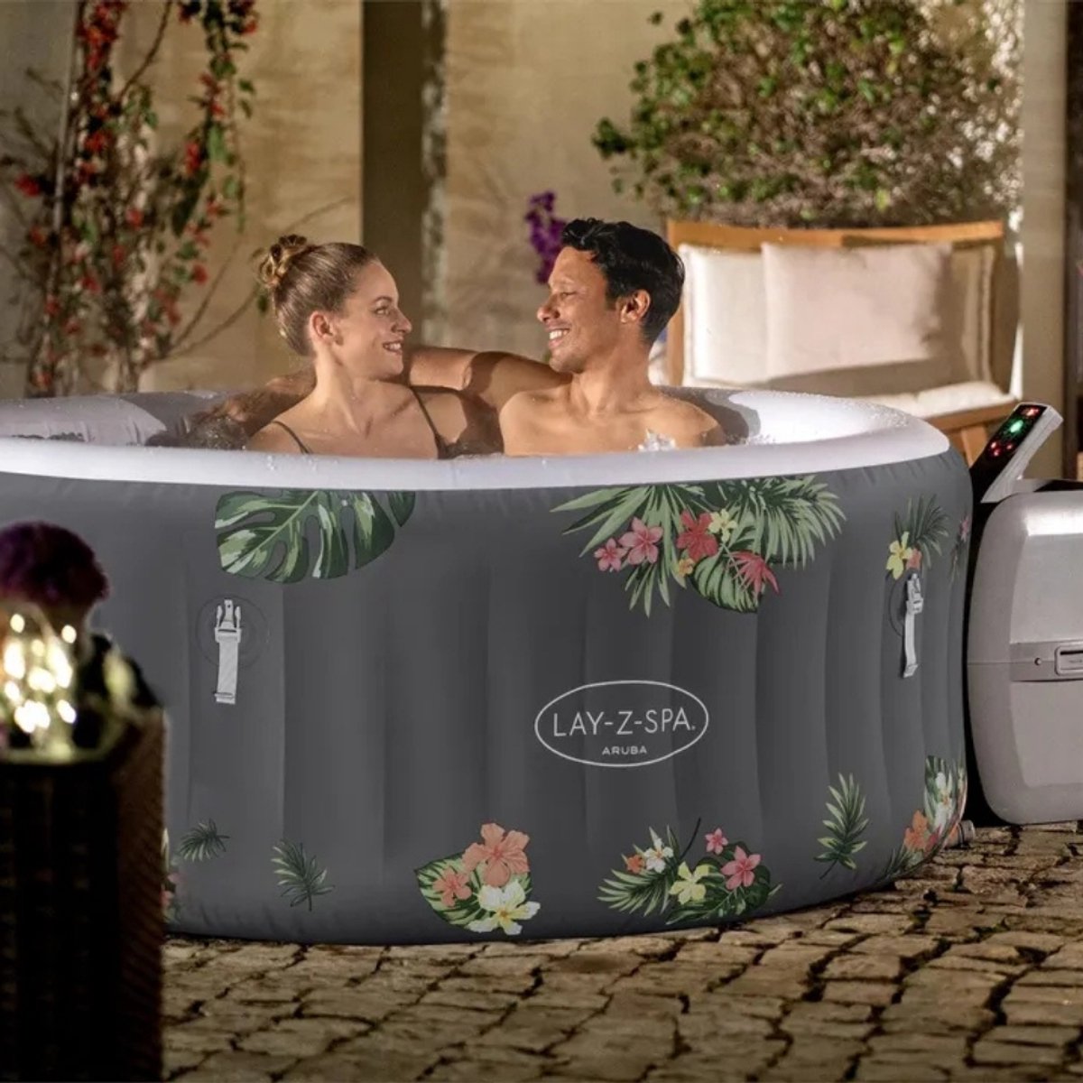 Bestway Lay-Z-Spa AirJet Aruba Opblaasbare Spa 170x66 cm