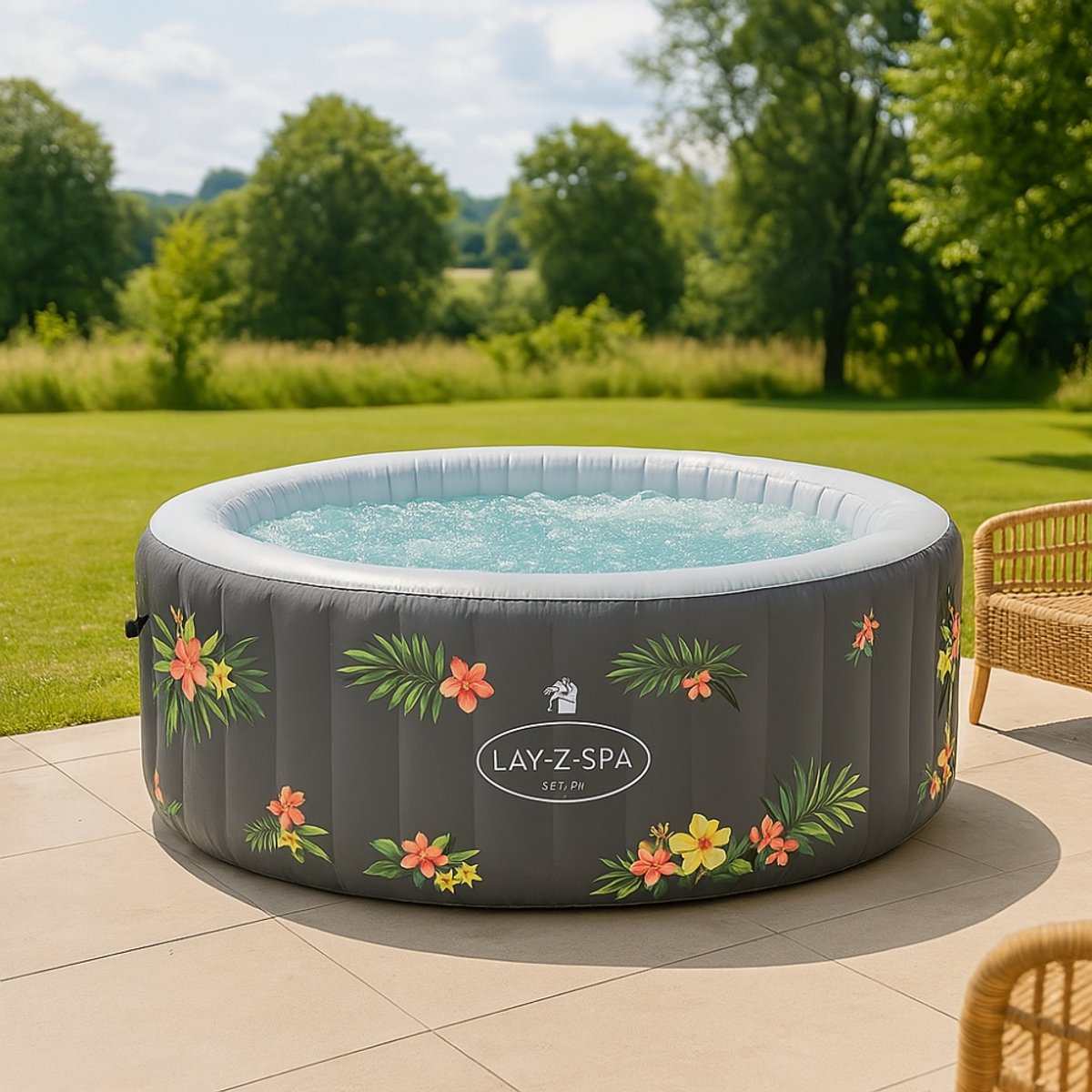 Bestway Lay-Z-Spa AirJet Aruba Opblaasbare Spa 170x66 cm