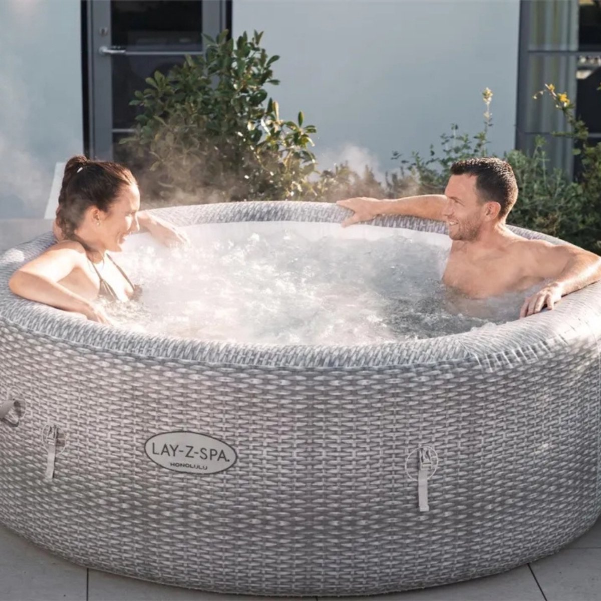 Bestway Lay-Z-Spa AirJet Honolulu Opblaasbare Spa Ø196x71 cm