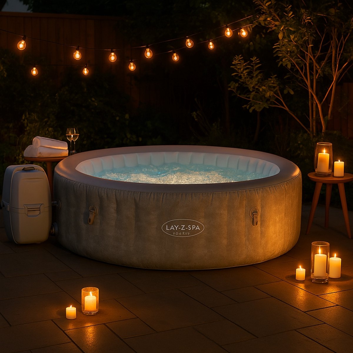 Bestway Lay-Z-Spa AirJet Zürich Opblaasbare Spa Ø180x71 cm