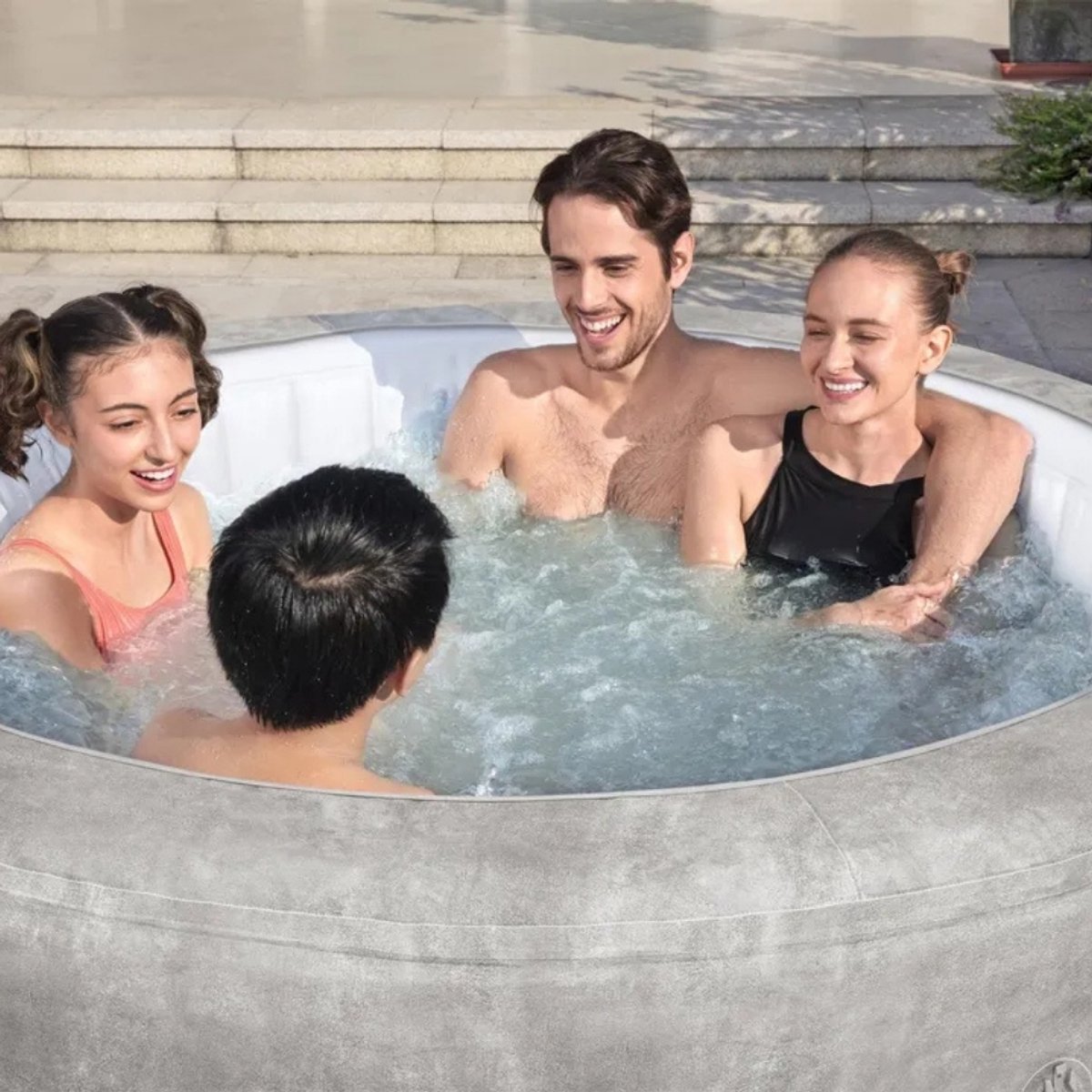 Bestway Lay-Z-Spa AirJet Zürich Opblaasbare Spa Ø180x71 cm