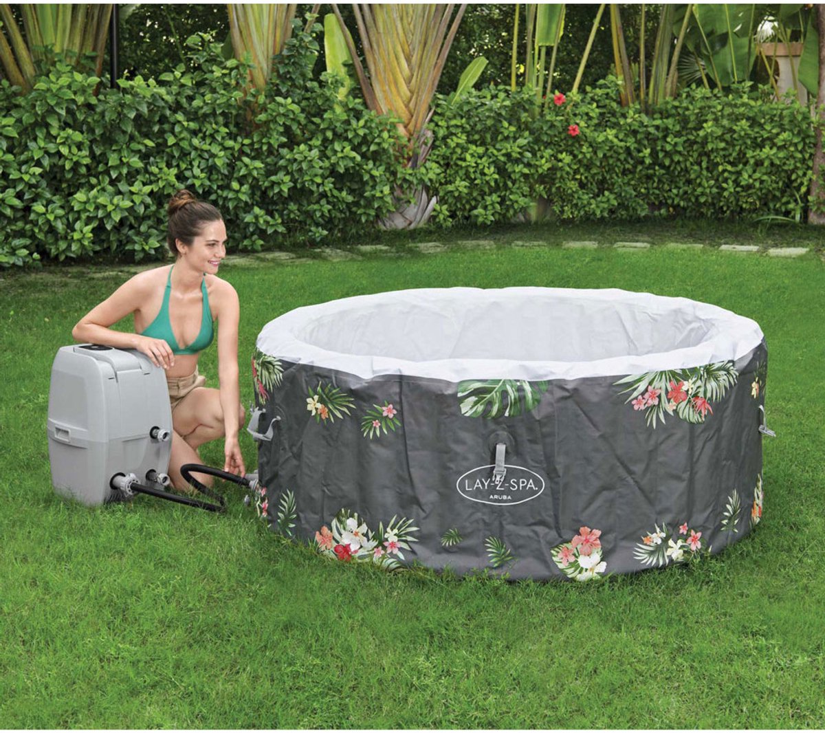 Bestway Lay-Z-Spa Aruba opblaasbare spa 170x66 cm