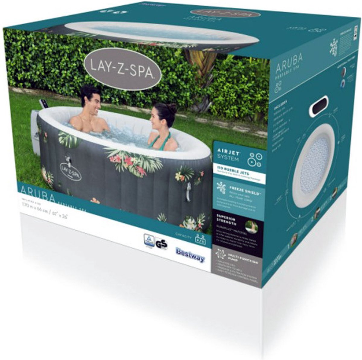 Bestway Lay-Z-Spa Aruba opblaasbare spa