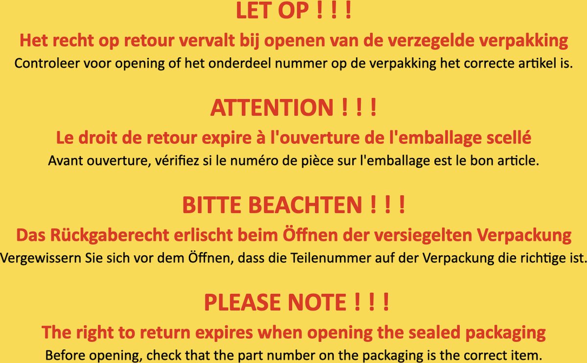 Wat vinden we minder goed