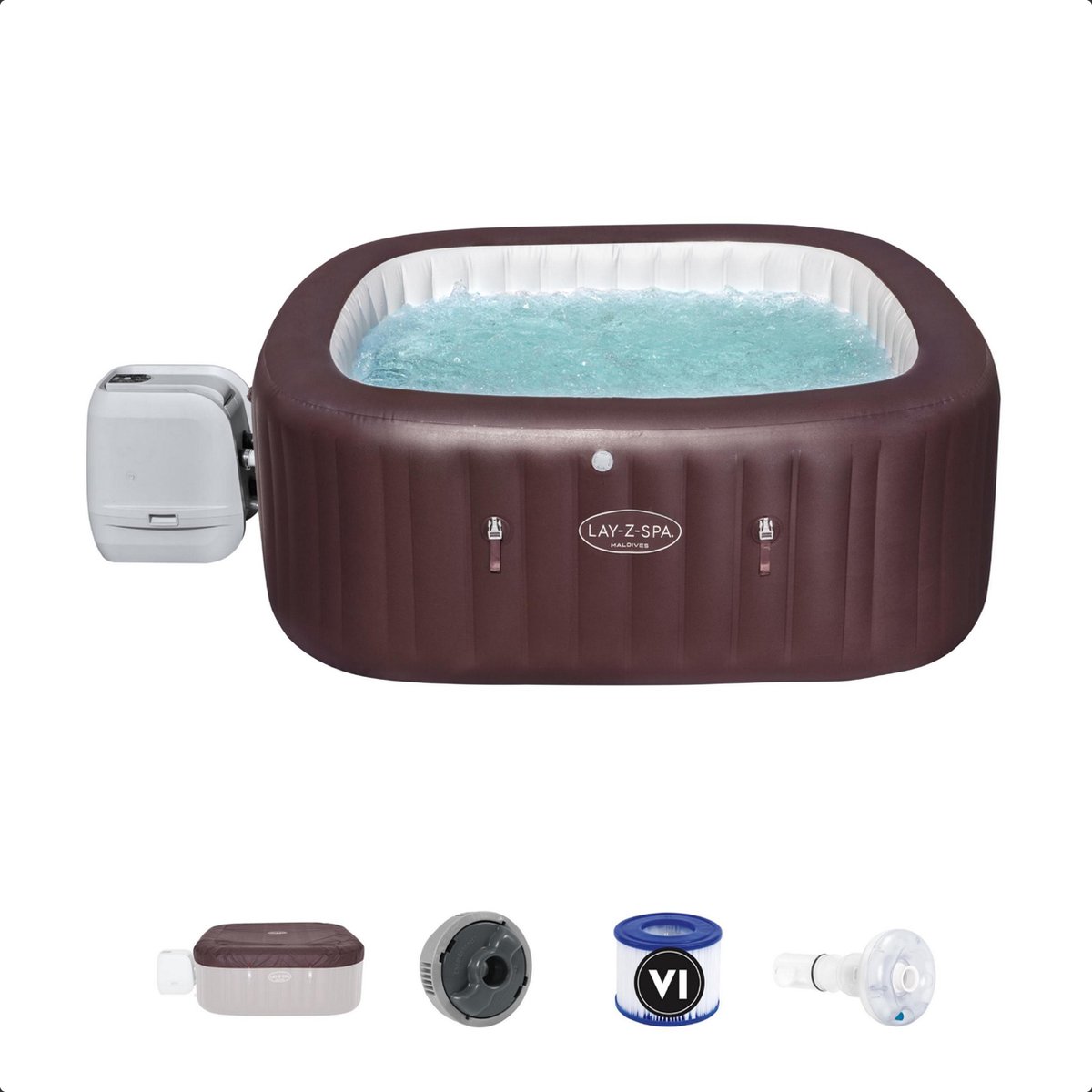 Bestway Lay-Z Spa Maldives Hydrojet Pro bubbelbad 7 persoons