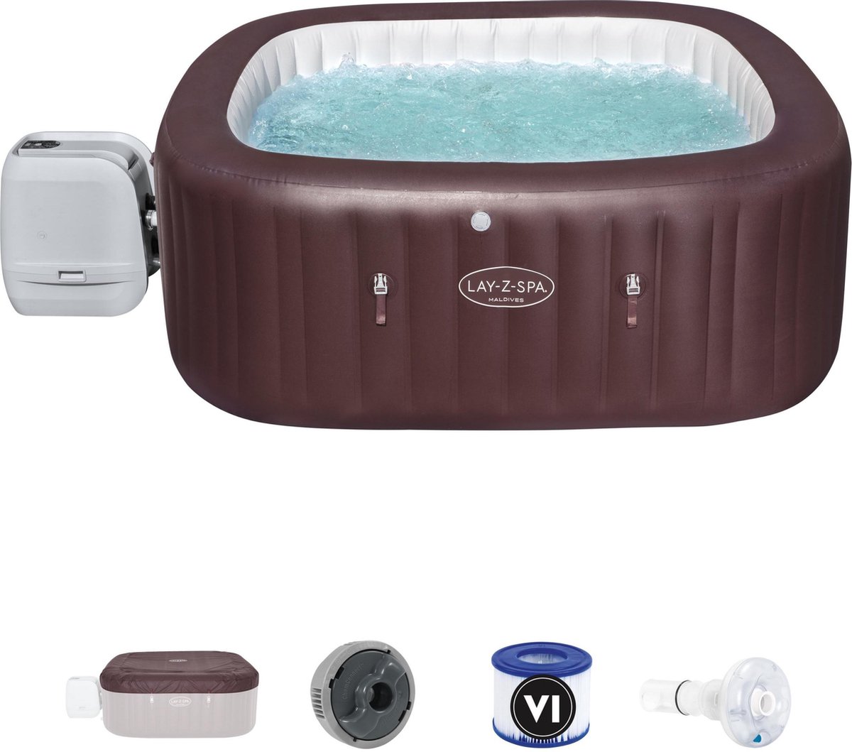 Bestway Lay-Z Spa Maldives Hydrojet Pro bubbelbad 7 persoons