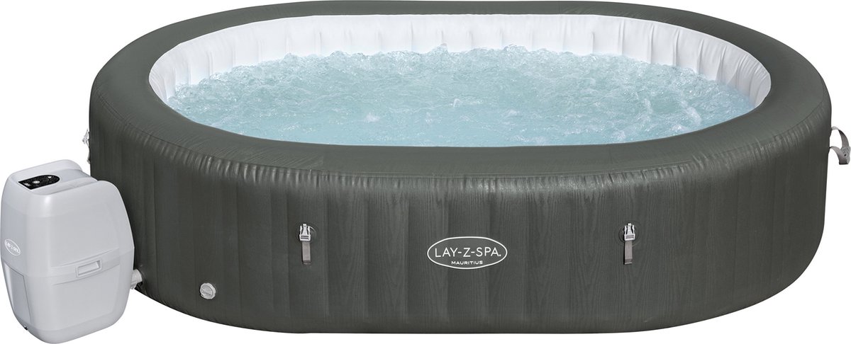Bestway Lay-Z Spa Mauritius SMART AirJet 270x180x71 cm grijs