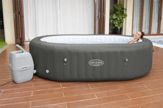 Bestway Lay-Z Spa Mauritius SMART AirJet 270x180x71 cm grijs