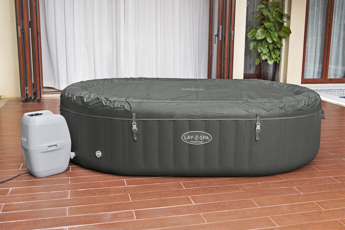 Bestway Lay-Z Spa Mauritius SMART AirJet 270x180x71 cm grijs