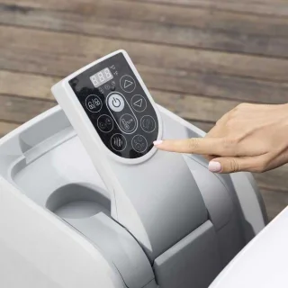 Bestway Lay-Z-Spa Milan Opblaasbare Jacuzzi 196x196 cm Bruin