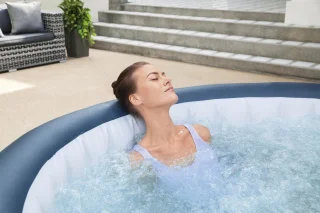 Bestway Lay-Z-Spa Milan Opblaasbare Jacuzzi 196x196 cm Bruin