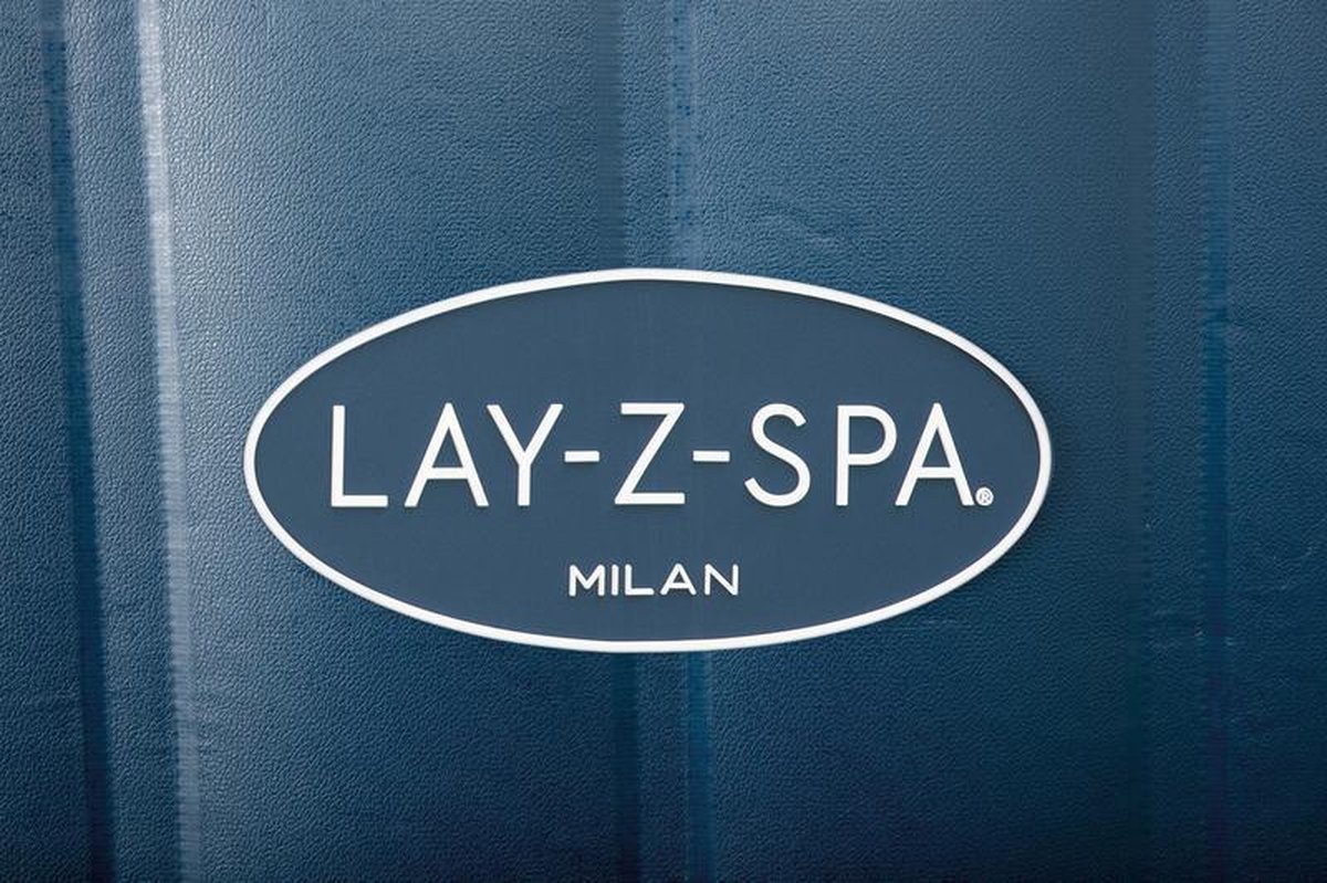 Bestway Lay-Z-Spa Milan Opblaasbare Jacuzzi 196x196 cm Bruin