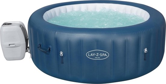 Bestway Lay-Z-Spa Milan Opblaasbare Jacuzzi 196x196 cm Bruin