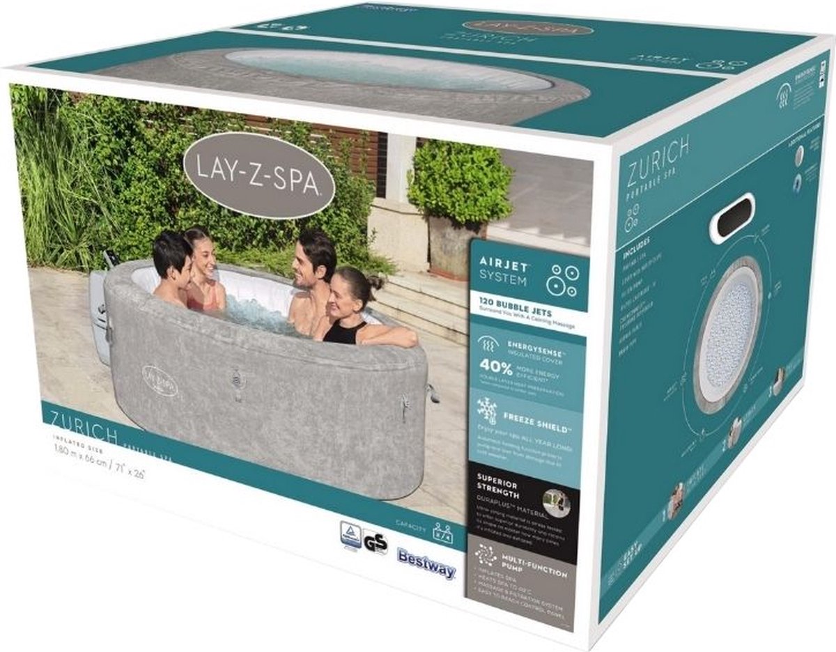 Bestway Lay-Z-Spa Zurich Jacuzzi