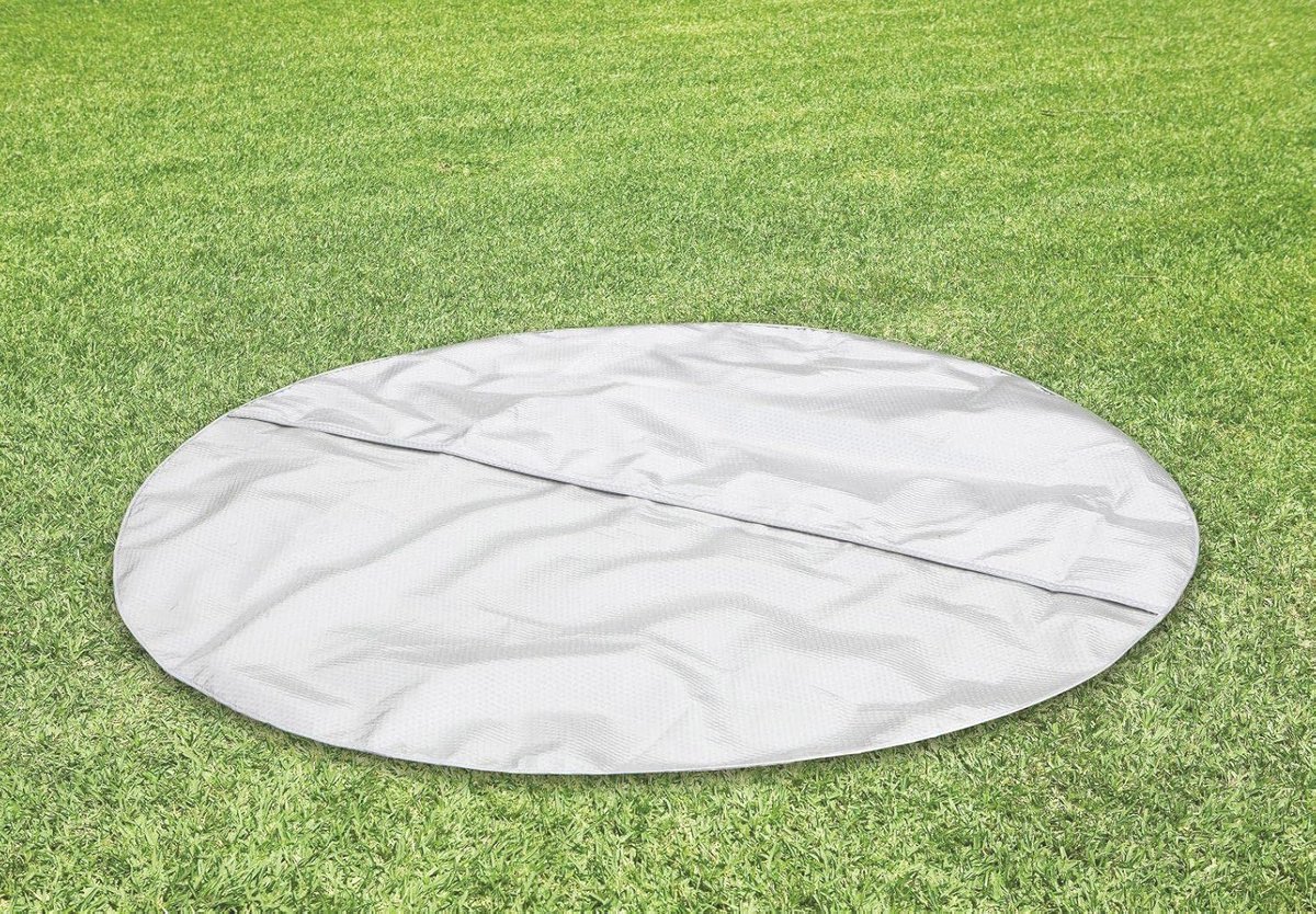 Bubbel Massage Set Rond Beige 196x71cm voor 4 Personen