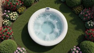 De Bubble Spa & Wellness Massage-Mobili Bella Whirlpool in één oogopslag