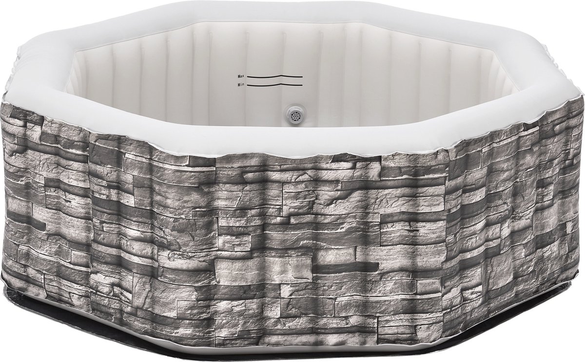 Carosino Opblaasbaar Bubbelbad 5-Persoons Ø195x70 cm