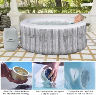 Chemisch chloordispensersysteem voor spa en hot tub - ShopVlot
