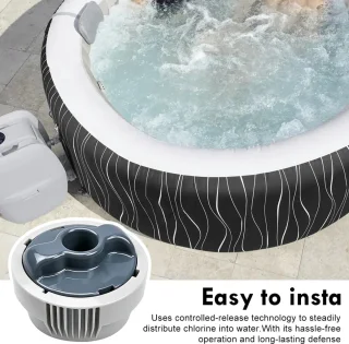 Chemisch chloordispensersysteem voor spa en hot tub - ShopVlot