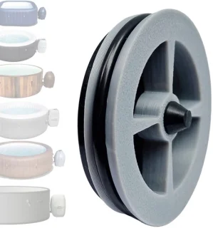 Clip-on terugslagklep voor hottub