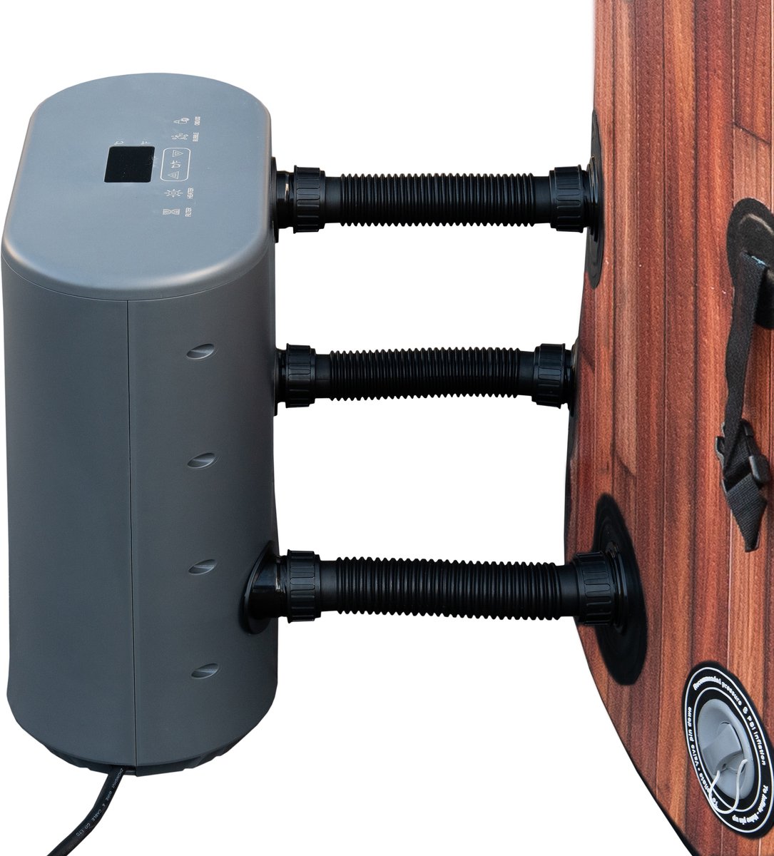 COIL Bains Tuin SPA Opblaasbaar 6 Personen Teak