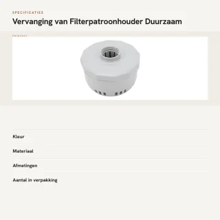 Dailygoods- Filterpatroonhouder Duurzaam PVC - Eenvoudige Installatie - Efficiënte Filtratie - Hot Tub Onderdelen - Langdurige Prestaties - Filterhouder