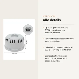 Dailygoods-filterpatroonhouder geschikt voor Lay Z V1 S1