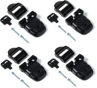 Dailygoods hot tub cover clips vervangende reparatiekit 4 stuks kunststof