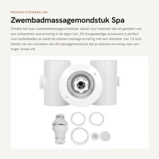Dailygoods massagemondstuk 1,5 inch