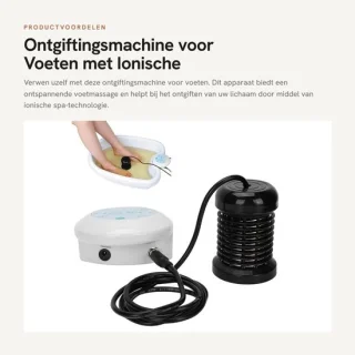 Dailygoods ontgiftingsmachine voor voeten - ionische spa
