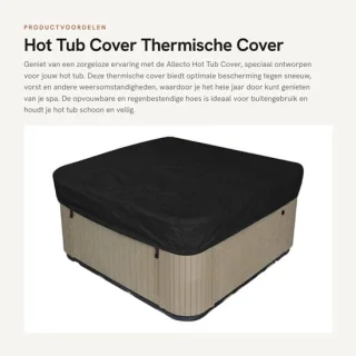 Dailygoods vervangende hot tub cover