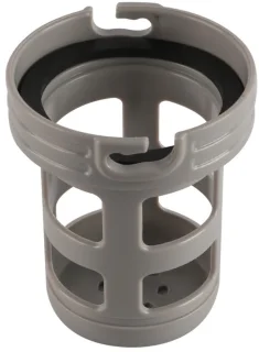 Dailygoods vervangingsfilterhouder pvc grijs