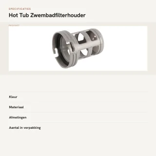 Dailygoods zwembadfilterhouder